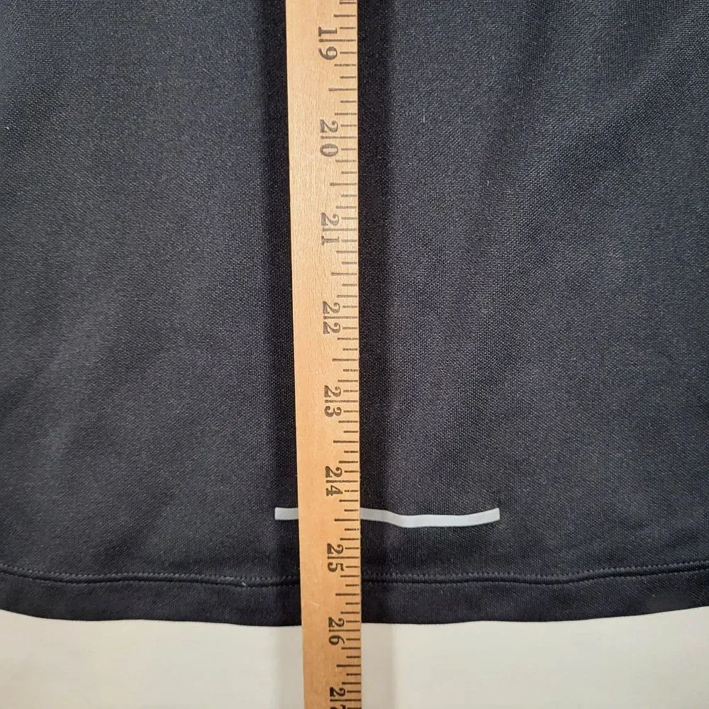 Nike Running Dri-Fit Men's Medium Blue Black‎ 1/4 Zip Pullover Thumbholes